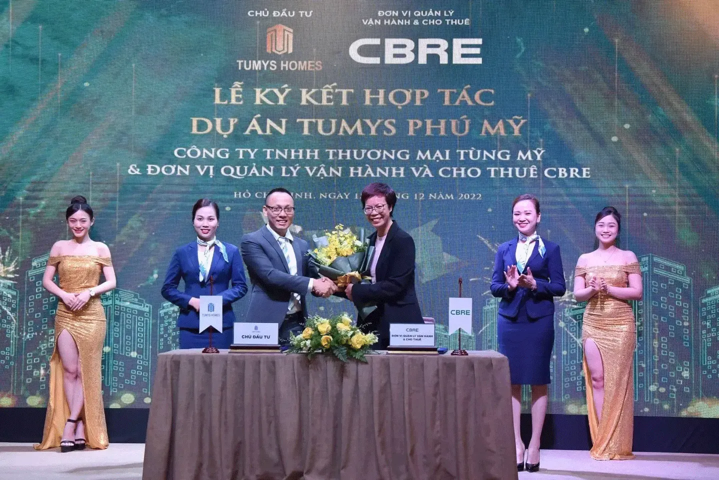 Buổi lễ ký kết hợp tác Tumys Homes Phú Mỹ