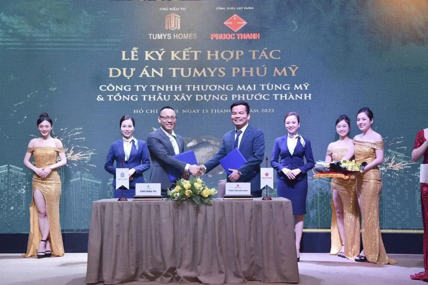 Buổi lễ ký kết hợp tác Tumys Homes Phú Mỹ
