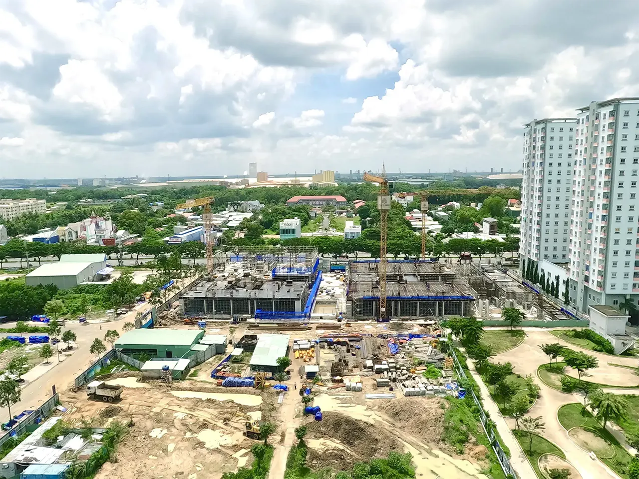 Ảnh thực tế xây dựng Tumys Homes Phú Mỹ