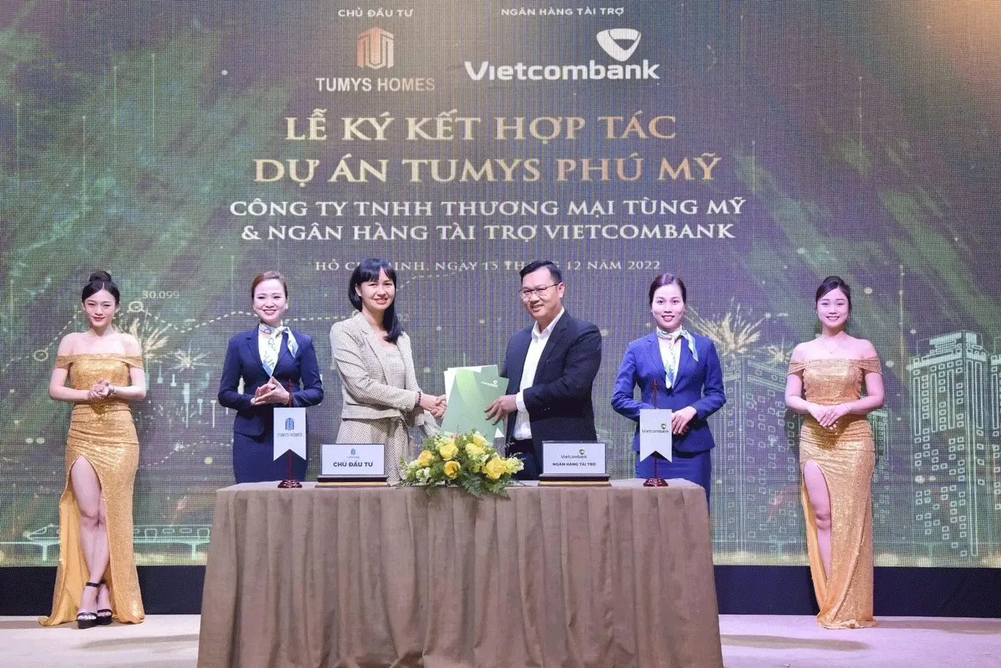 Buổi lễ ký kết hợp tác Tumys Homes Phú Mỹ